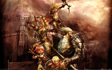 Картинка 4story three kingdoms one hero видео игры воины оружие замок