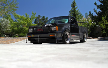 Картинка автомобили custom pick up gmc