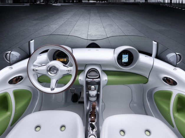 Обои картинки фото автомобили, спидометры, торпедо, smart