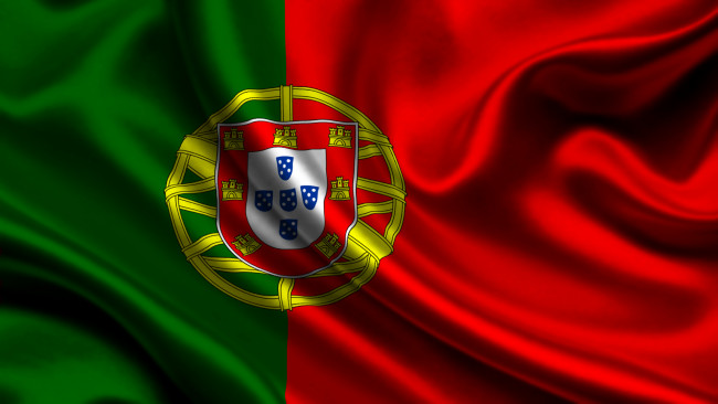 Обои картинки фото разное, флаги, гербы, португалия, flag, portugal, satin