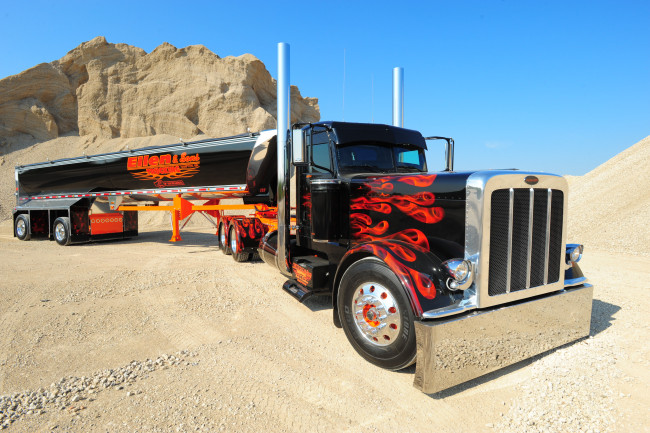 Обои картинки фото автомобили, peterbilt, custom