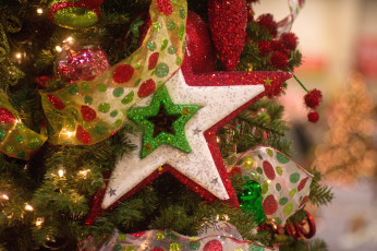 Картинка праздничные украшения звезда