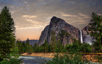 Картинка природа водопады водопад горы