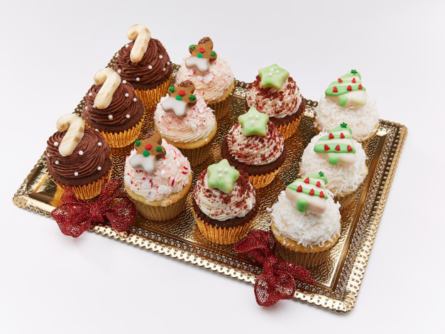 Обои картинки фото еда, пирожные,  кексы,  печенье, крем, украшения