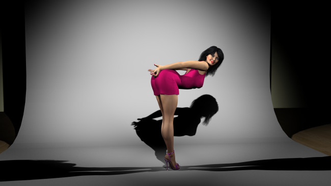 Обои картинки фото 3д графика, people , люди, взгляд, девушка