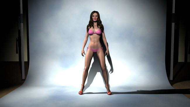 Обои картинки фото 3д графика, people , люди, взгляд, девушка