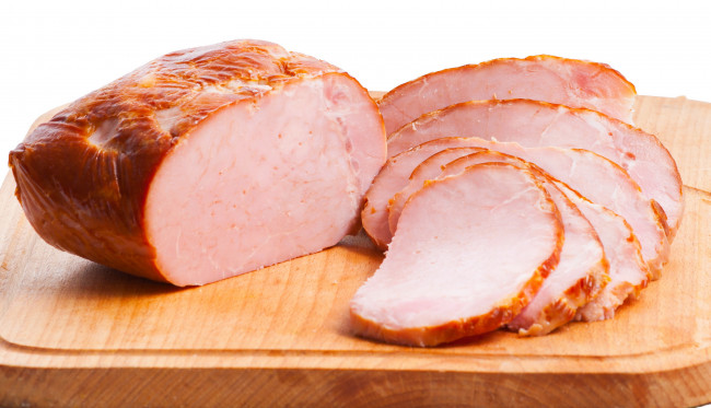 Обои картинки фото еда, колбасные изделия, ветчина, нарезка