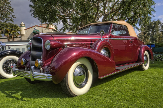 Обои картинки фото 1936 cadillac model 8067 v12 convertible coupe, автомобили, выставки и уличные фото, автошоу, выставка