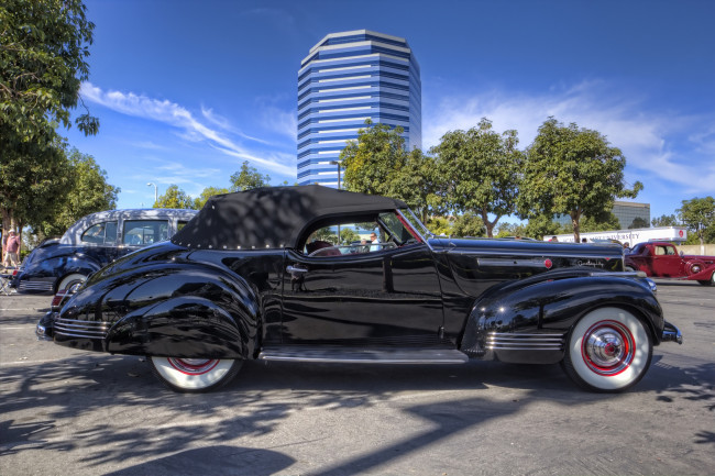Обои картинки фото 1941 packard 180 darrin victoria, автомобили, выставки и уличные фото, автошоу, выставка