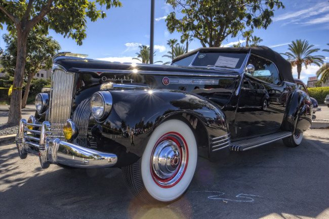 Обои картинки фото 1941 packard 180 darrin victoria, автомобили, выставки и уличные фото, автошоу, выставка