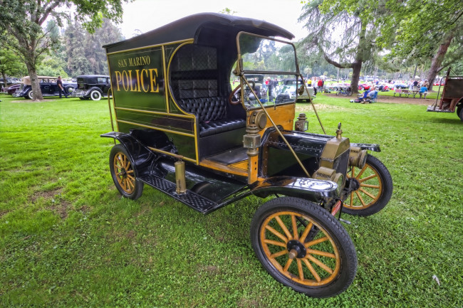 Обои картинки фото police ford model t, автомобили, выставки и уличные фото, выставка, автошоу