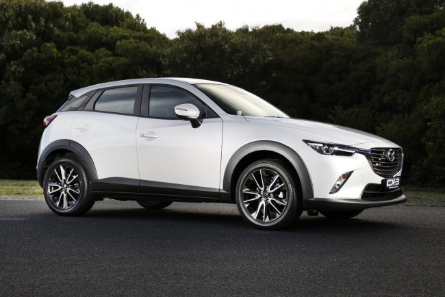 Обои картинки фото автомобили, mazda, светлый, 2015г, au-spec, cx-3