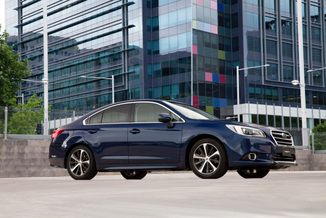 Обои картинки фото автомобили, subaru, темный, 2-5i, 2014г, liberty