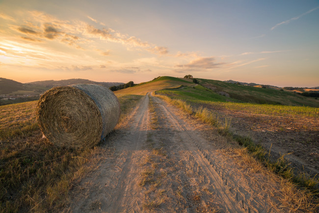 Обои картинки фото природа, дороги, рассвет