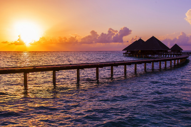 Обои картинки фото природа, тропики, рассвет