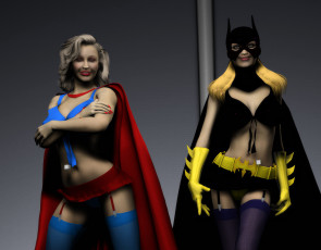 Картинка 3д+графика фантазия+ fantasy девушки взгляд фон