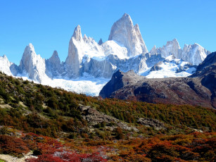 Картинка природа горы снежные вершины