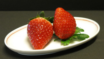 Картинка еда клубника +земляника ягоды