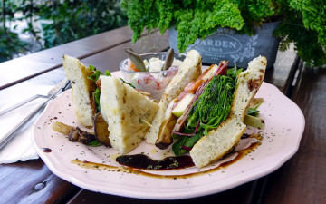 Картинка еда бутерброды +гамбургеры +канапе зелень хлеб