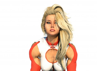 Картинка 3д+графика люди+ people девушка взгляд фон