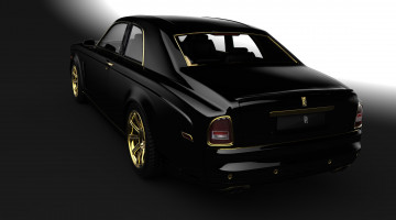 обоя rolls-royce phantom bozca gold, автомобили, 3д, gold, bozca, phantom, rolls-royce