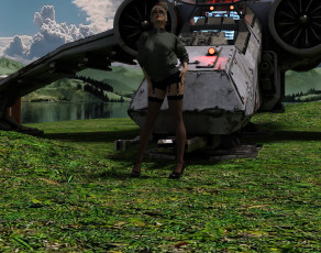 Картинка 3д+графика фантазия+ fantasy фон взгляд девушка