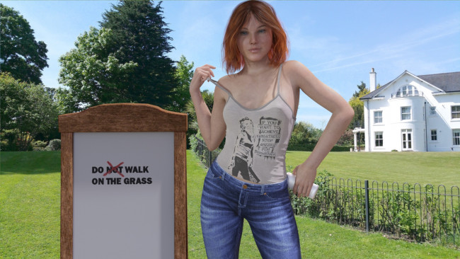 Обои картинки фото 3д графика, люди , people, фон, взгляд, девушка