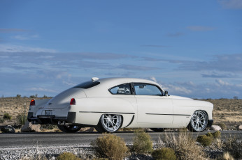 обоя автомобили, cadillac, white, side, 1948, rear, ringbrothers, madam, v