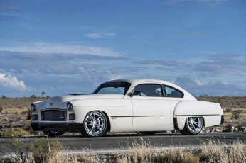 Картинка автомобили cadillac white side 1948 rear ringbrothers madam v