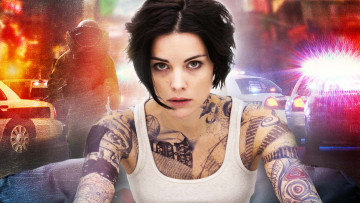 Картинка кино+фильмы blindspot+ сериал девушка тату майка полиция
