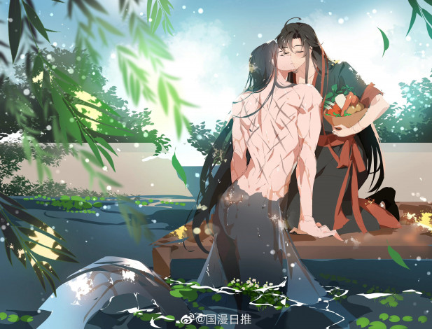 Обои картинки фото аниме, mo dao zu shi, лань, чжань, вей, ин