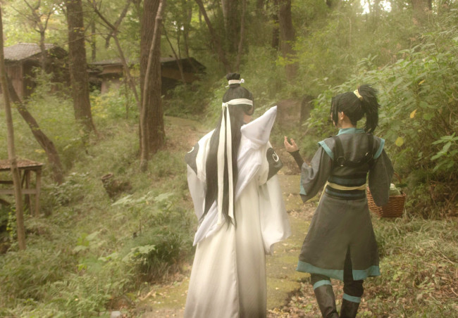 Обои картинки фото сюэ ян и сяо синчень, мужчины, - креатив,  косплей, the, untamed, неукротимый, повелитель, чэньцин, мосян, тунсю, mo, dao, zu, shi, магистр, дьявольского, культа