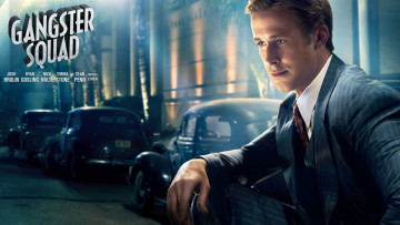 Картинка кино+фильмы gangster+squad мужчина костюм машины