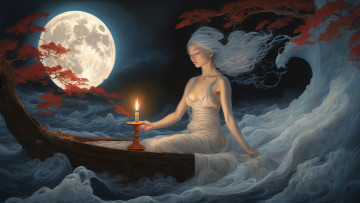 Картинка фэнтези девушки нейросети графика нейроарт ai art нейронные сети рисунки нейро искусство