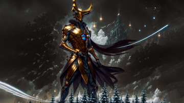 Картинка фэнтези роботы +киборги +механизмы нейросети графика нейроарт ai art нейронные сети рисунки нейро искусство