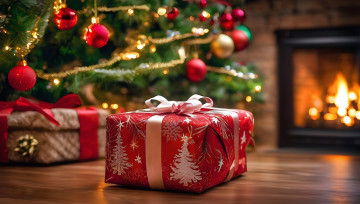 Картинка праздничные подарки+и+коробочки банты подарки ленты