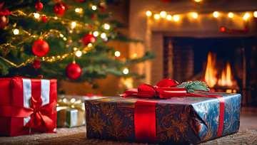 Картинка праздничные подарки+и+коробочки банты подарки ленты