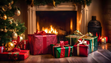 Картинка праздничные подарки+и+коробочки банты подарки ленты