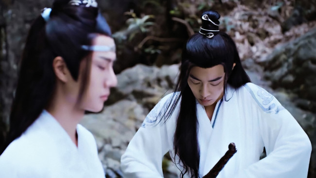 Обои картинки фото кино фильмы, the untamed, лань, ванцзи, вэй, усянь, источник