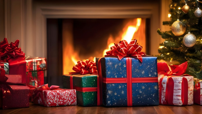 Обои картинки фото праздничные, подарки и коробочки, банты, подарки, ленты