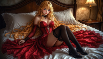 Картинка нейросеть 3д+графика люди+ people girl anime beautiful ettie