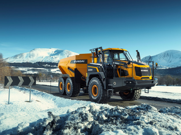 Обои картинки фото техника, строительная техника, hyundai