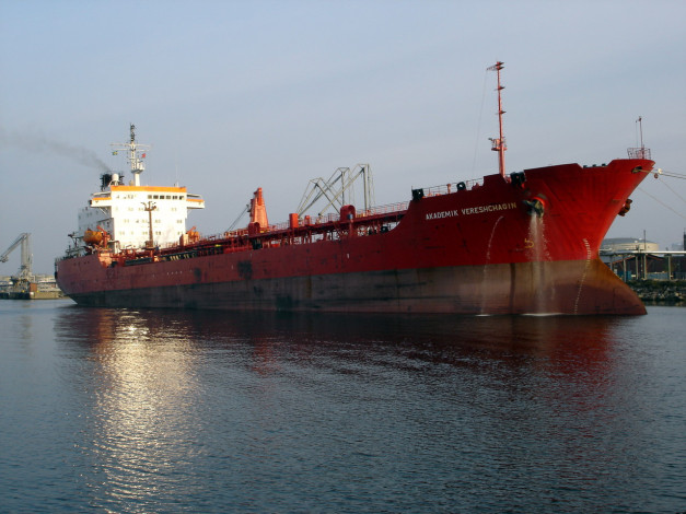 Обои картинки фото akademik, vereshchagin, корабли, баржи