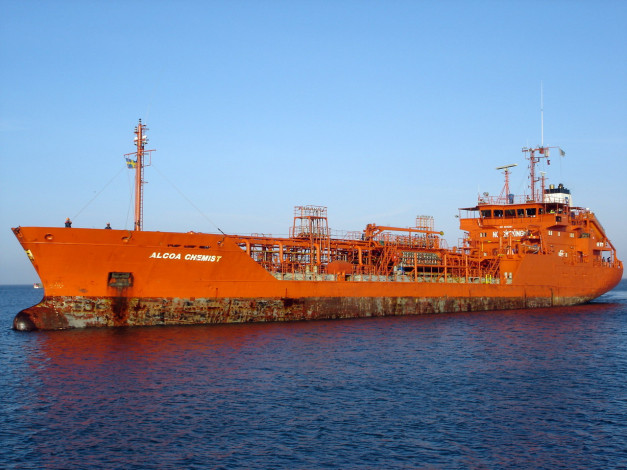 Обои картинки фото alcoa, chemist, корабли, баржи