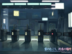 Картинка аниме kumo no mukou yakusoku basho