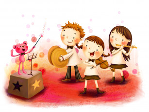 Картинка рисованные дети