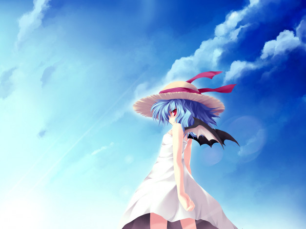 Обои картинки фото аниме, touhou