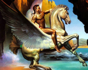 Картинка фэнтези пегасы