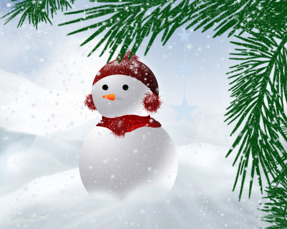 Обои картинки фото праздничные, векторная, графика, новый, год