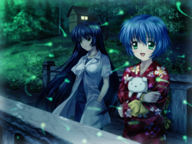 Обои картинки фото аниме, air